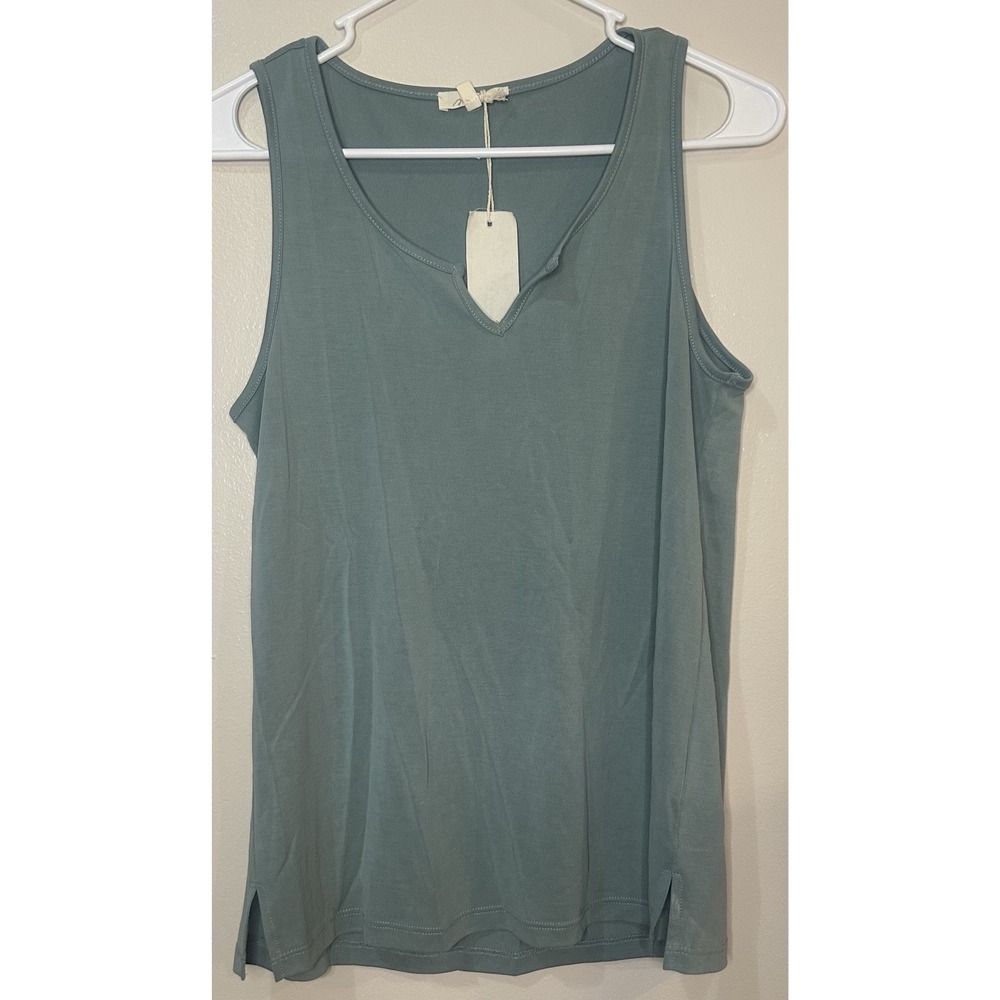 Mystree Women's Sleeveless Top in Teal Size Small - NEW WITH TAGS